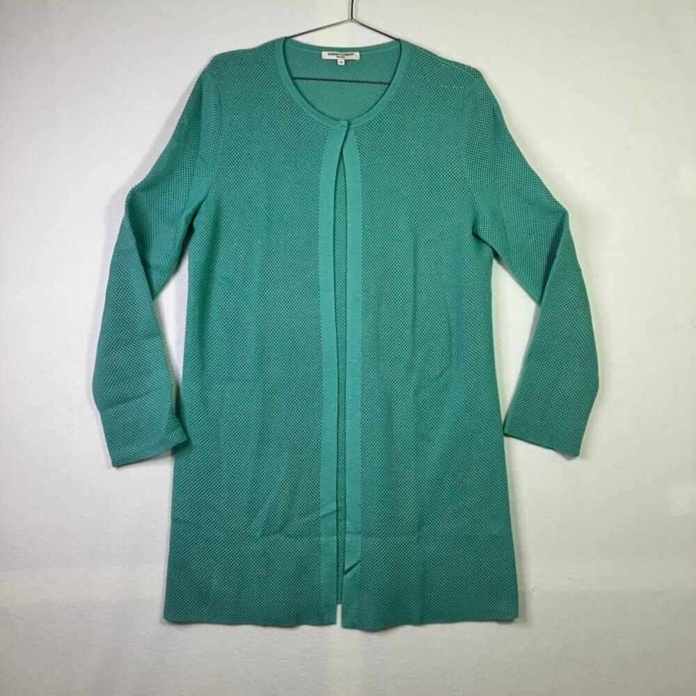 Barbara Lohmann Cashmere Knit Cardigan Size 44 Coastal Grandma Quiet Luxury